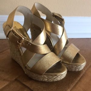 Gold Michael Kors Wedge